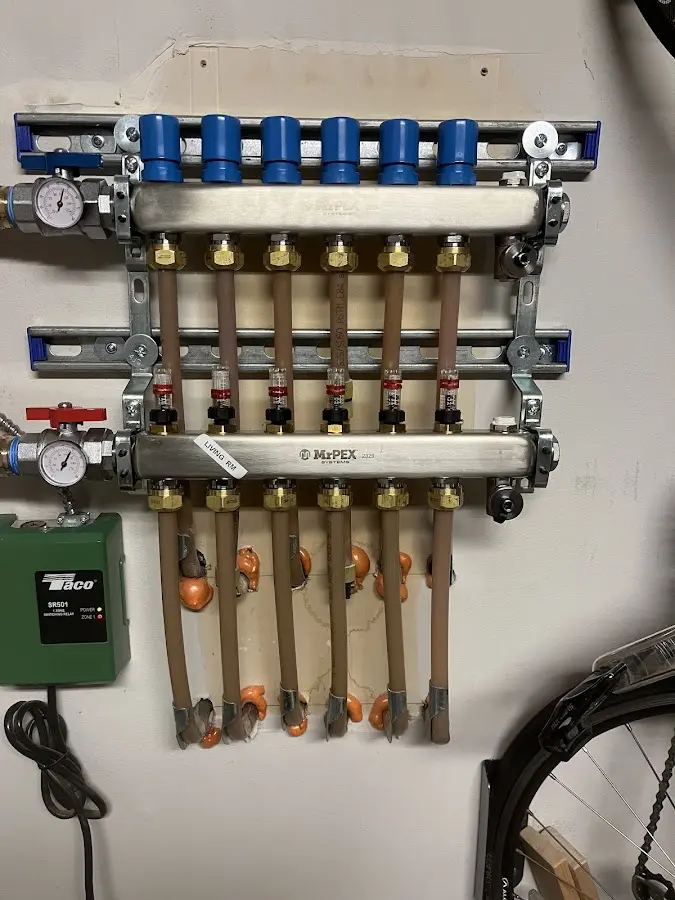 Plumber performing Gas Leak Detection at a residential property in Rolla